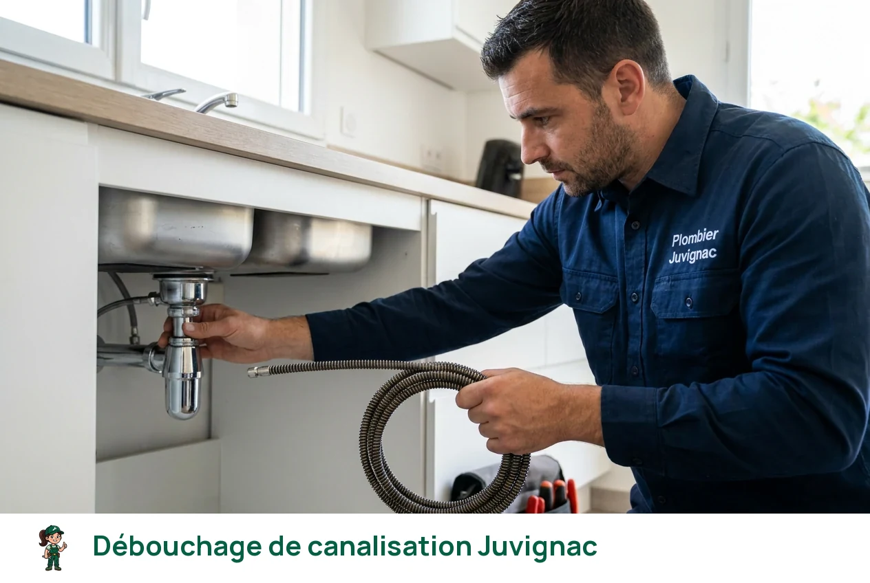 Débouchage de canalisation à Juvignac