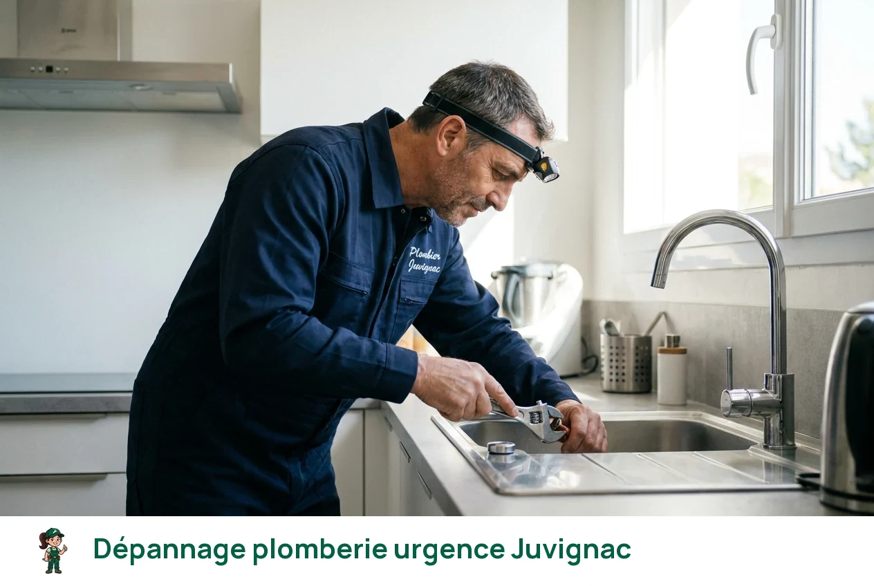Dépannage plomberie urgence à Juvignac