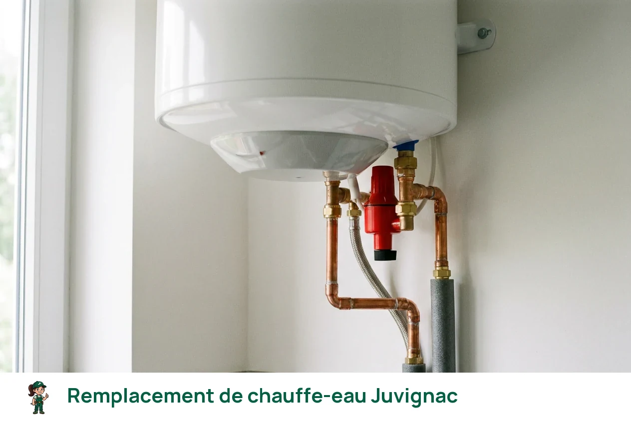 Remplacement de chauffe-eau à Juvignac