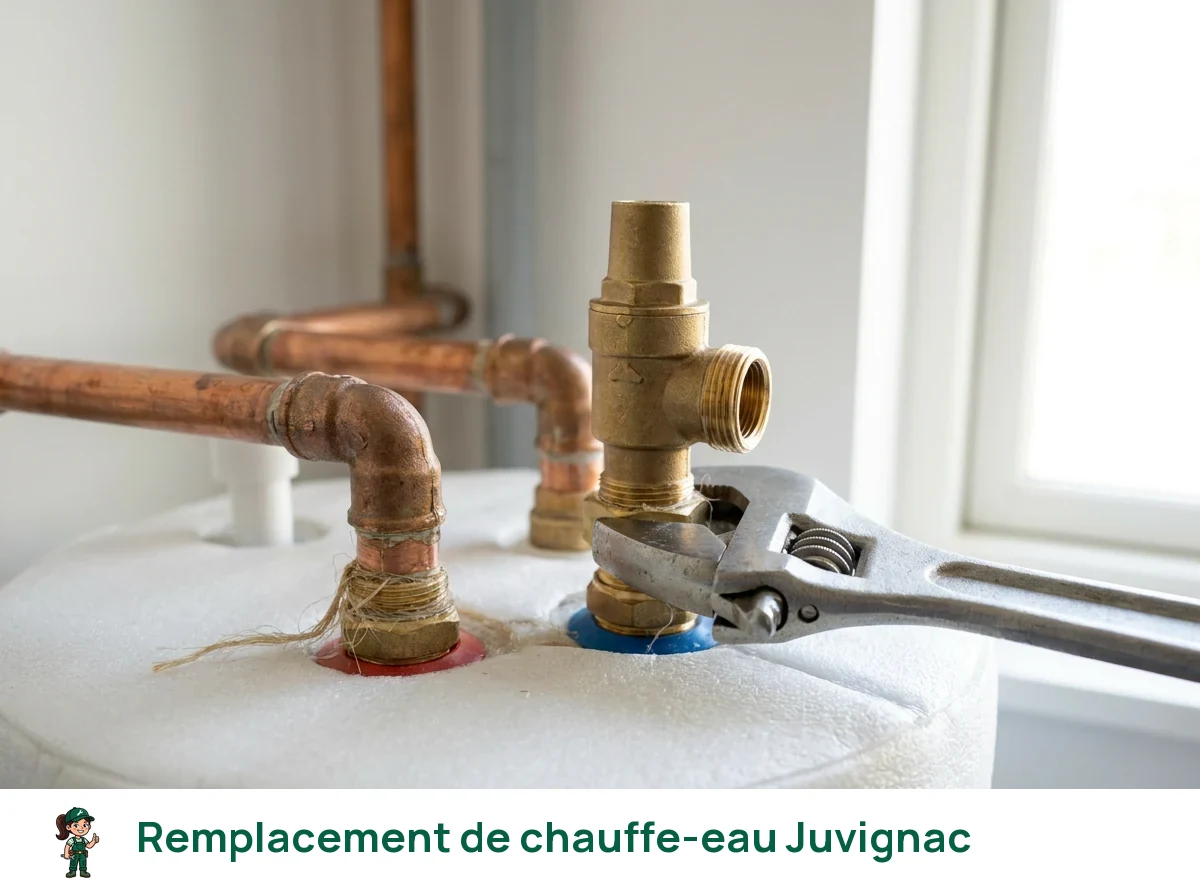 Remplacement de chauffe-eau à Juvignac