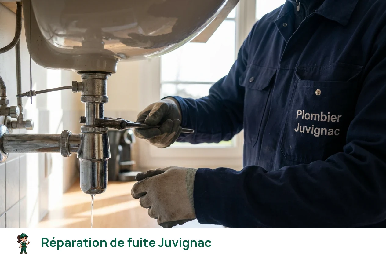 Réparation de fuite à Juvignac